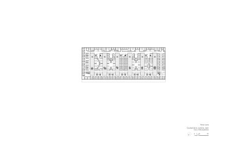 Ciudad de la Justicia de Jaén Diseño de plano de planta cuarta de Cruz y Ortiz Arquitectos