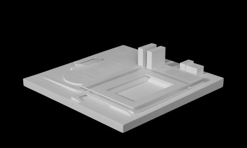 Estadio de Futbol y Eventos en Lugano Diseño de maqueta Cruz y Ortiz Arquitectos