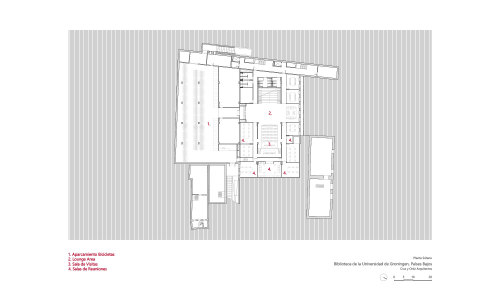 Renovación-Biblioteca-Universidad-de-Groningen-plano_Cruz-y-Ortiz_CYO_09-planta-sótano