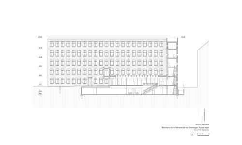 Renovación-Biblioteca-Universidad-de-Groningen-plano_Cruz-y-Ortiz_CYO_30-sección-longitudinal